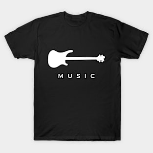 Music Four String Bass Guitar T-Shirt